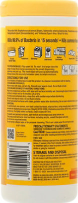 Signature SELECT Lemon Scent Disinfectant Wipes - 35 Count - Image 4