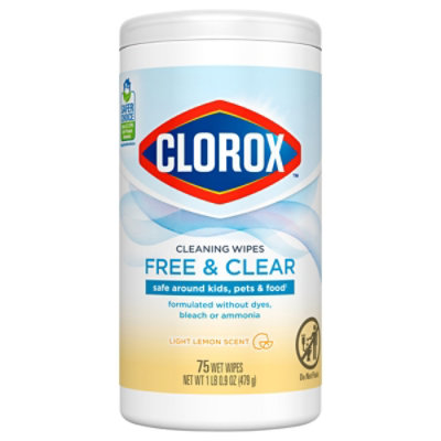 Clorox Compostable Wipes Simply Lemon - 75 CT - Image 2