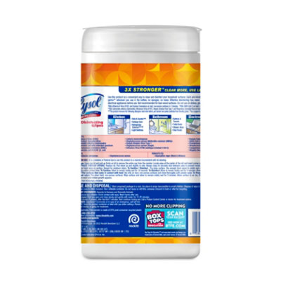 Lysol Multi Surface Mango And Hibiscus Disinfectant Wipes - 80 Count - Image 3