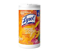 Lysol Disinfecting Wipes Brand New Day Mango/hibiscus - 80 CT