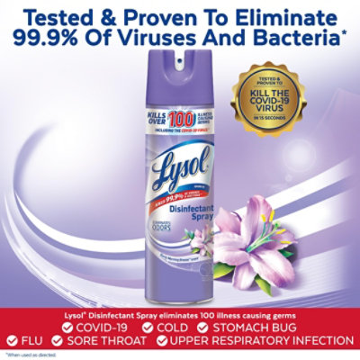 Lysol Early Morning Breeze Disinfectant Spray - 19 Fl. Oz. - Image 4