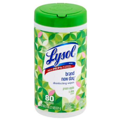 Lysol Dws Bnd Gr Apl&aloe 80ct - 80 CT - Image 1