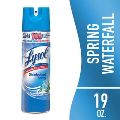Lysol Spring Waterfall Disinfectant Spray Toilet Bowl Cleaner - 19 Fl. Oz. - Image 1