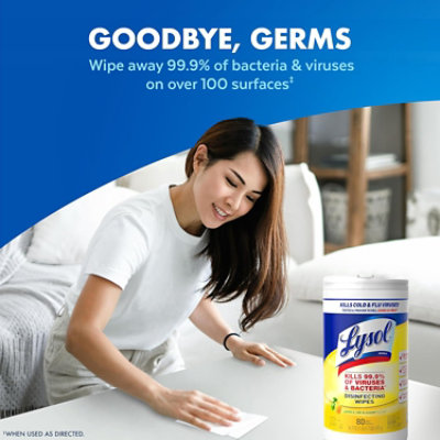 Lysol Lemon And Lime Blossom  Disinfecting Wipes - 160 Count - Image 4