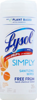 Lysol Wipes Simply Orange - 35 CT - Image 2