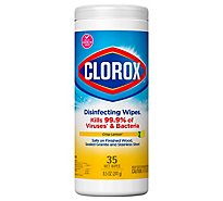 Clorox Lemon Fresh Disinfecting Wipes - 35 CT