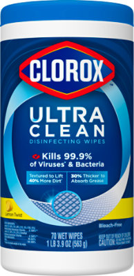 Clorox Ultra Clean Disinfecting Wipes - 70 CT