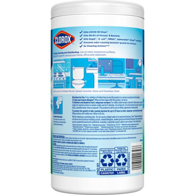 Clorox Fresh Scent Bleach Free Disinfecting Cleaning Wipes - 75 Count - Image 1