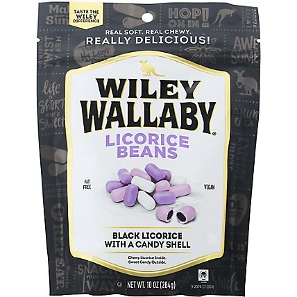 Wiley Wallaby Outback Beans Black Bag - 10OZ - Image 2