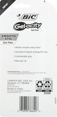 Bic Gelocity Stic Blu - 4 CT - Image 4