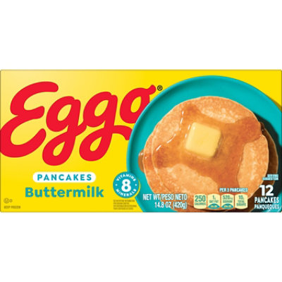Eggo Frozen Pancakes Buttermilk Frozen Breakfast 12 Count - 14.8 Oz - Image 8
