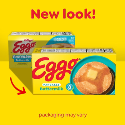 Eggo Frozen Pancakes Buttermilk Frozen Breakfast 12 Count - 14.8 Oz - Image 2