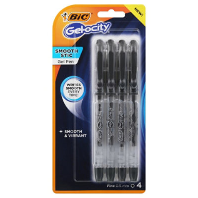 Bic Gelocity Stic Blk - 4 CT - Image 3