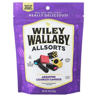 Wiley Wallaby Licorice Allsorts Bag - 8OZ - Image 3