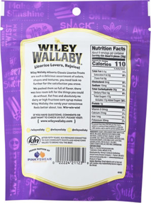Wiley Wallaby Licorice Allsorts Bag - 8OZ - Image 6