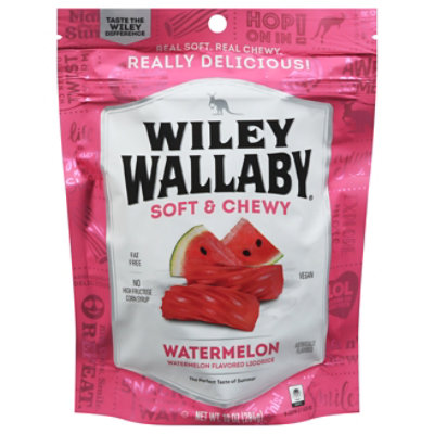 Wiley Wallaby Watermelon Licorice Bag - 10OZ