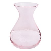 Debi Lilly Design Small Chiseled Flower Pink Vase 6.5 Inches Tall - Each - Image 3