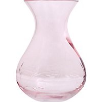 Debi Lilly Design Small Chiseled Flower Pink Vase 6.5 Inches Tall - Each - Image 2