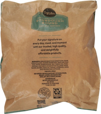 Signature SELECT Round Sourdough Bread - Each - Image 4