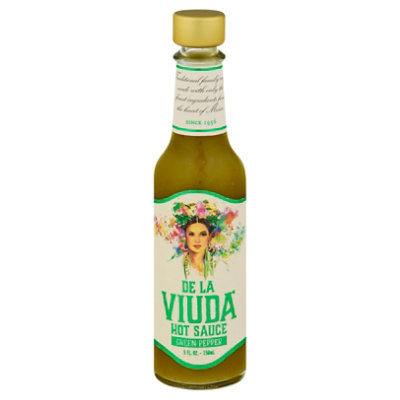 De La Viuda Hot Sauce Green Pepper - 5 OZ - Image 3