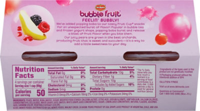 Del Monte Bubble Fruit Pear Berry Pomegranate - 14 Oz - Image 6