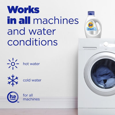 Tide Plus Hygienic Clean 10X Heavy Duty Scent Free Liquid Laundry Detergent - 154 Fl. Oz. - Image 3