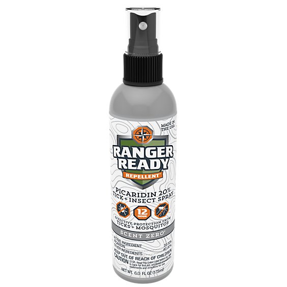 Ranger Ready Scent Zero Picaridin 20%  Tick + Insect Spray Repellent - 6 Fl. Oz.