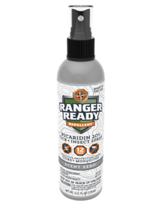 Ranger Ready Scent Zero Picaridin 20%  Tick + Insect Spray Repellent - 6 Fl. Oz.