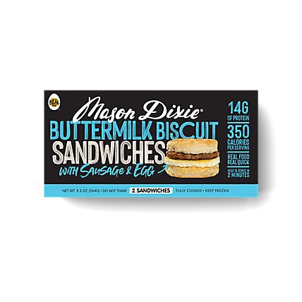 Mason Dixie Breakfast Sandwich Buttermilk - 9.3 Oz - Image 6
