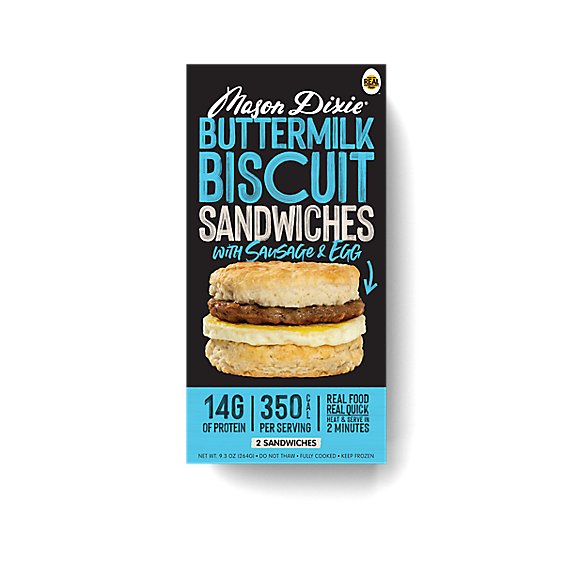Mason Dixie Breakfast Sandwich Buttermilk - 9.3 Oz