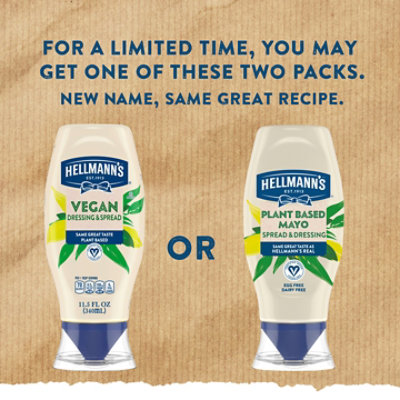 Hellmanns Vegan Mayonnaise Squeeze Bottle - 11.5 Oz - Image 5