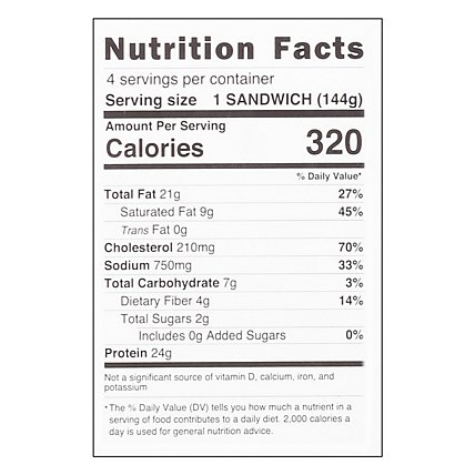 Real Good Foods Breakfast Sandwich Saus - 20.3 OZ - Image 4
