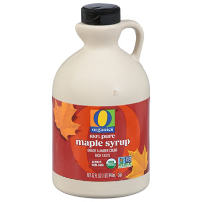 O Organics Syrup Pure Maple 100% - 32 Fl. Oz. - Image 1