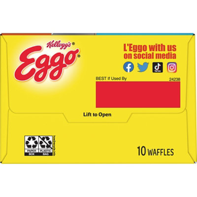 Eggo Eggoji Frozen Waffles Breakfast Homestyle 10 Count - 12.3 Oz - Image 8