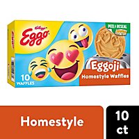 Eggo Eggoji Frozen Waffles Breakfast Homestyle 10 Count - 12.3 Oz - Image 2