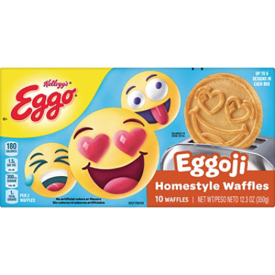 Eggo Eggoji Frozen Waffles Breakfast Homestyle 10 Count - 12.3 Oz - Image 6