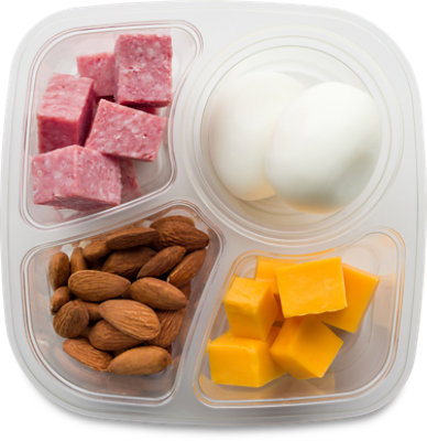 Primo Taglio Salami Cheese Egg & Almonds Snacker - EA - Image 1