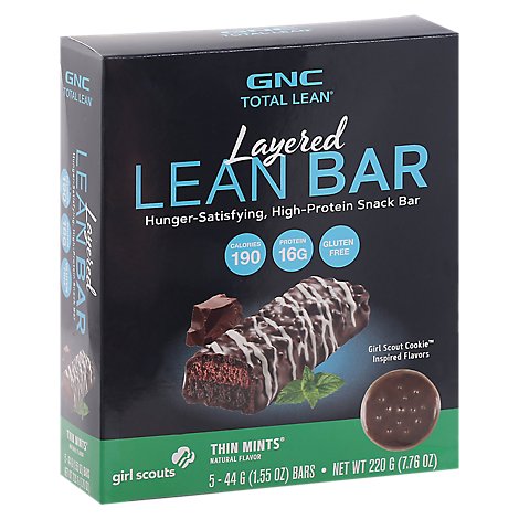 Gnc Total Lean Bar Thin Mint - 5CT