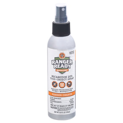 Ranger Ready Orange Scent Picaridin 20% Tick + Insect Spray Repellent - 6 Fl. Oz.