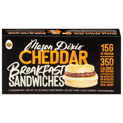 Mason Dixie Breakfast Sandwich Cheddar - 9.3 Oz - Image 5