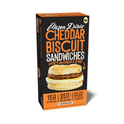 Mason Dixie Breakfast Sandwich Cheddar - 9.3 Oz - Image 2