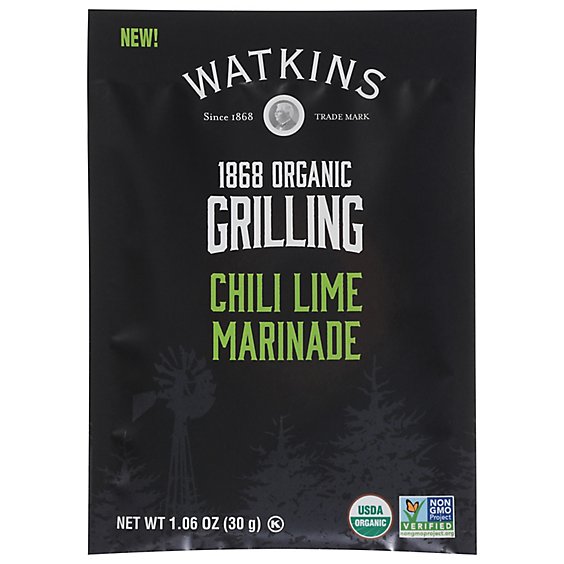 Watkins Marinade Chili Lime Org - 1.06 OZ