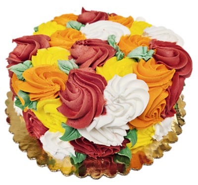 Ombre Rosette Cake 7 Inch 2 Layer - EA - Image 1