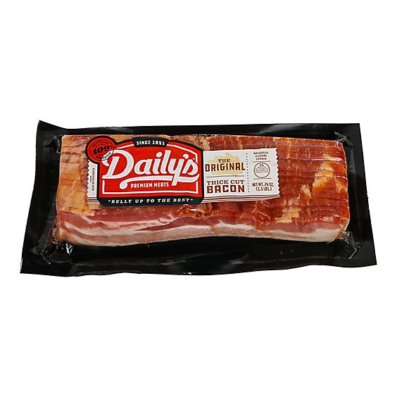 Dailys Original Hickory Smoked Thick Cut Bacon - 24 OZ