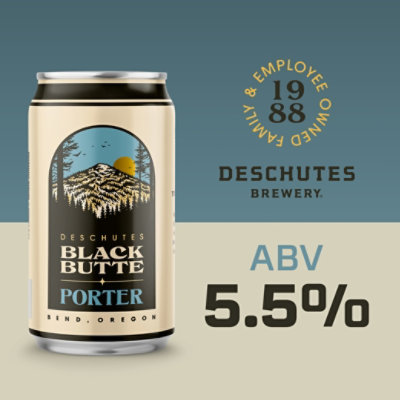 Deschutes Black Butte Porter 4/6/12oz In Cans - 6-12 FZ - Image 2