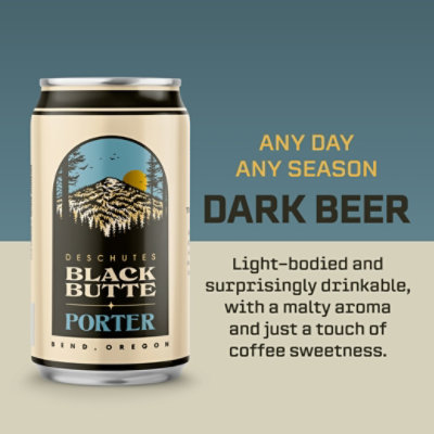 Deschutes Black Butte Porter 4/6/12oz In Cans - 6-12 FZ - Image 5