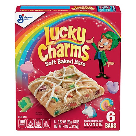 Lucky Charms Soft Baked Bars 6 Count - 4.92 Oz