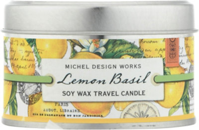 Michel Lemon Basil Travel Candle - EA - Image 2