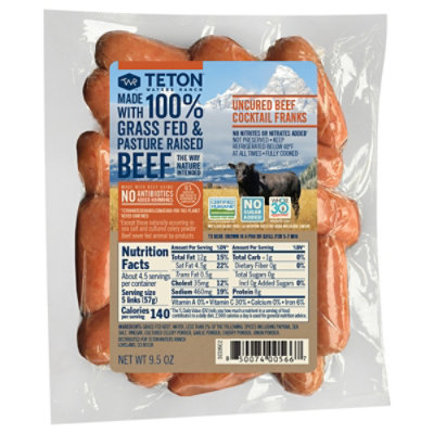Teton Waters Ranch Smoked Cocktail Sausage - 8 OZ - Image 2