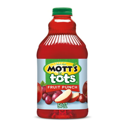 Motts For Tots Fruit Punch Juice Bottle - 64 Fl. Oz. - Image 1